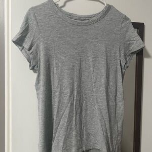 Banana Republic Heather Gray Short Sleeve Crewneck Tee